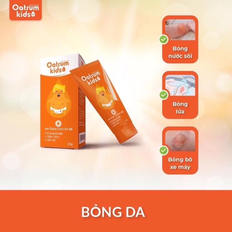 An toàn cho da bé Oatrum kids 20g