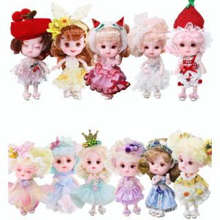 Mô hình búp bê Barbie Fairy Series BJD 14cm dễ thương