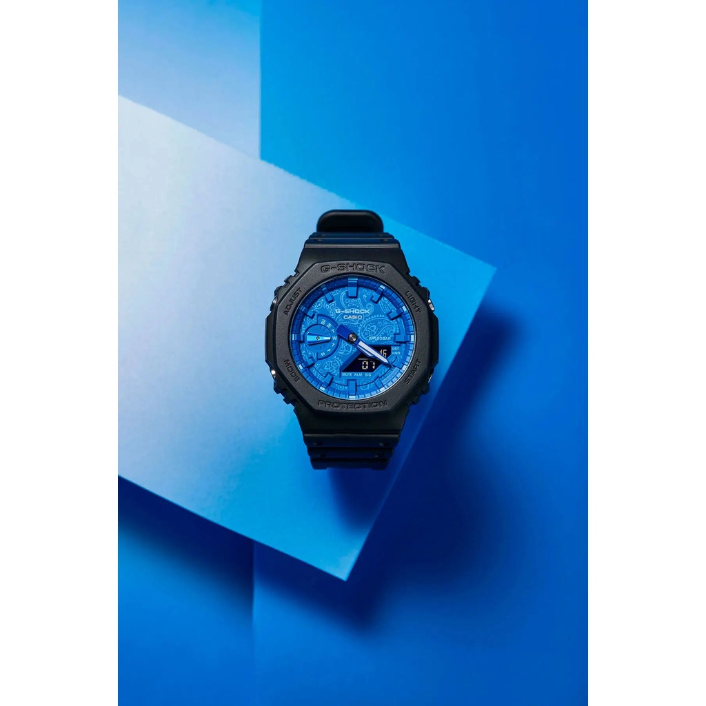 Đồng Hồ Casio Nam Dây Nhựa GSHOCK GA-2100BP-1ADR Chính Hãng