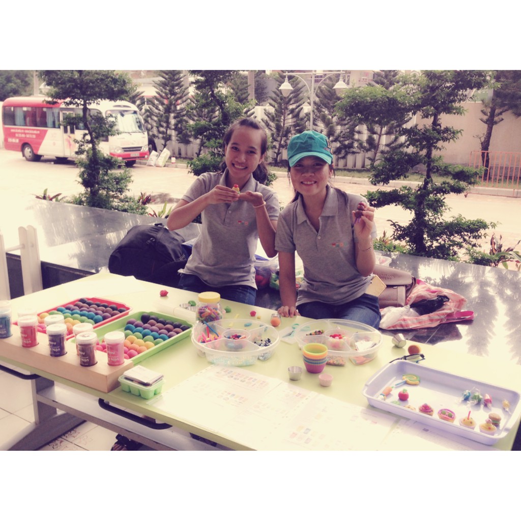 Bột nặn đất nặn an toàn TEDU - combo 11: Cô gái sành điệu