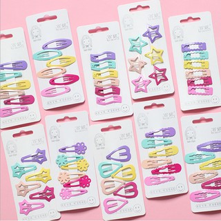 Set 6 kẹp tóc dễ thương cho bé gái