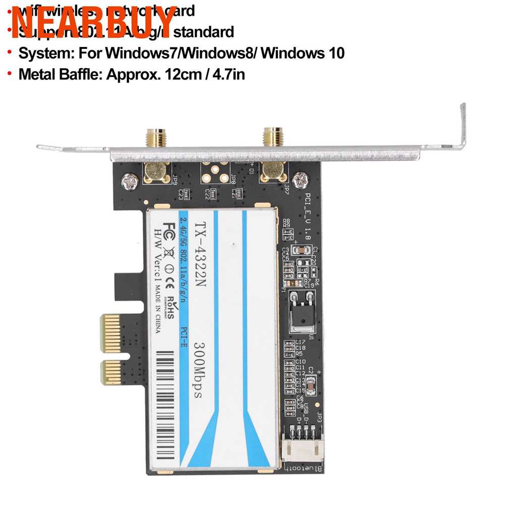 Thẻ Chuyển Đổi Không Dây Băng Tần Kép Bcm943228 2.4g / 5ghz 300m Cho Máy Tính Bàn | BigBuy360 - bigbuy360.vn