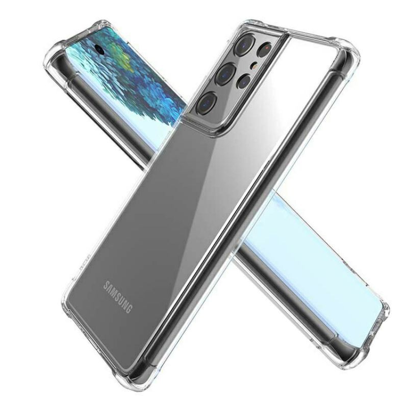ốp lưng trong suốt samsung S20 Fe / S21 ultra/ S21+ TPU dẻo chống sốc 4 góc âm thanh 3D