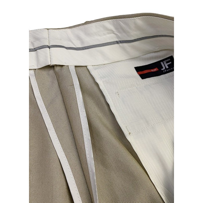 J.FERRAR - QUẦN TÂY NAM VĂN PHÒNG DÁNG SLIM FIT MÀU KEM VÀNG - 5533029 | BigBuy360 - bigbuy360.vn