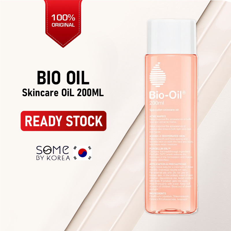 Bio Oil Giảm Rạn Da Và Làm Mờ Sẹo - 200ml Dầu Dưỡng Giúp Mờ Sẹo  & Giảm Rạn Da Anti Acne