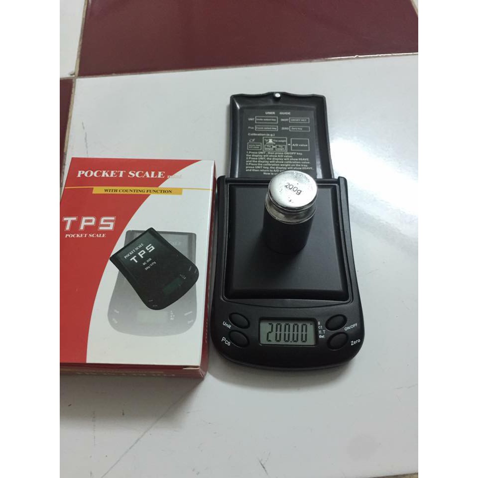 Cân bỏ túi TPS MC 202B, Cân điện tử mini cầm tay