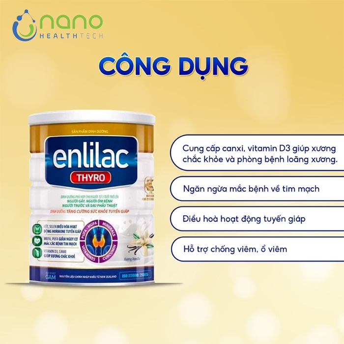 Sữa bột Enlilac thyro 400G -900G