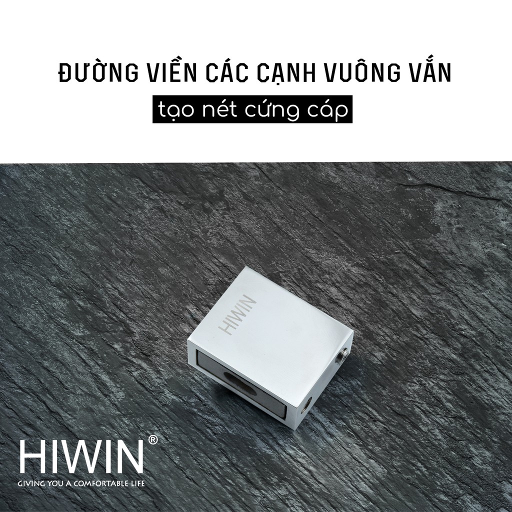 Bát tường cabin tắm inox 304 chống gỉ mặt gương Hiwin SB-610F 10*30mm