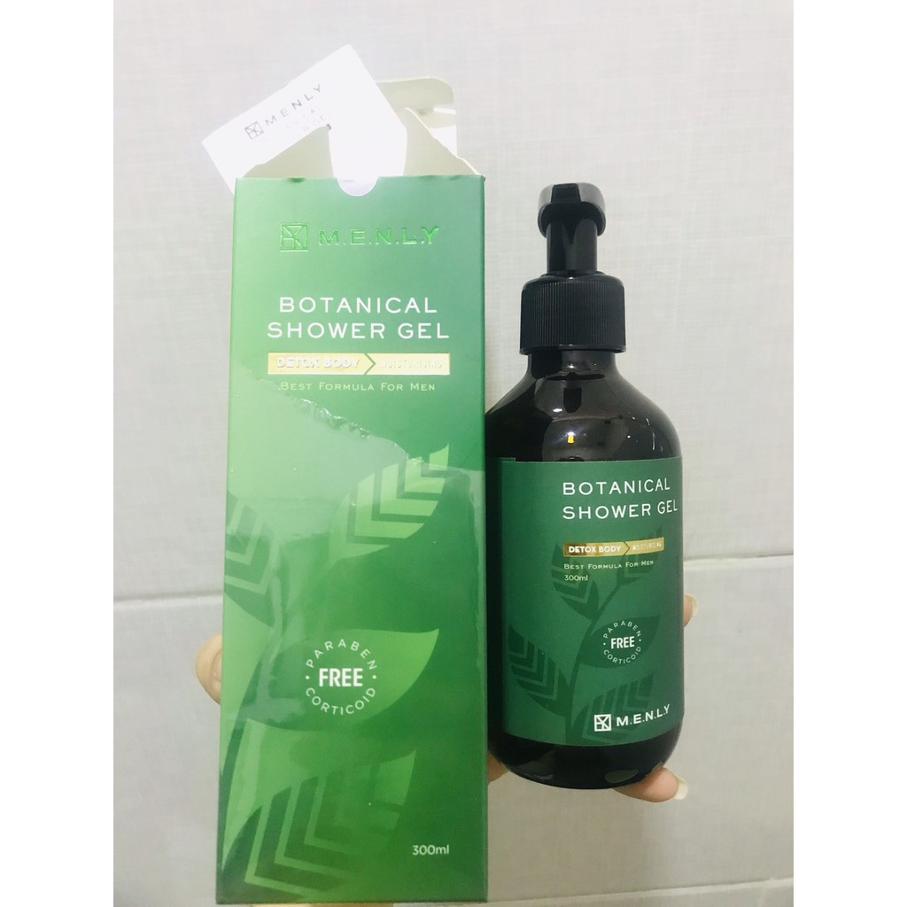 SỮA TẮM THẢI ĐỘC MENLY – BOTANICAL SHOWER GEL (300 ML)