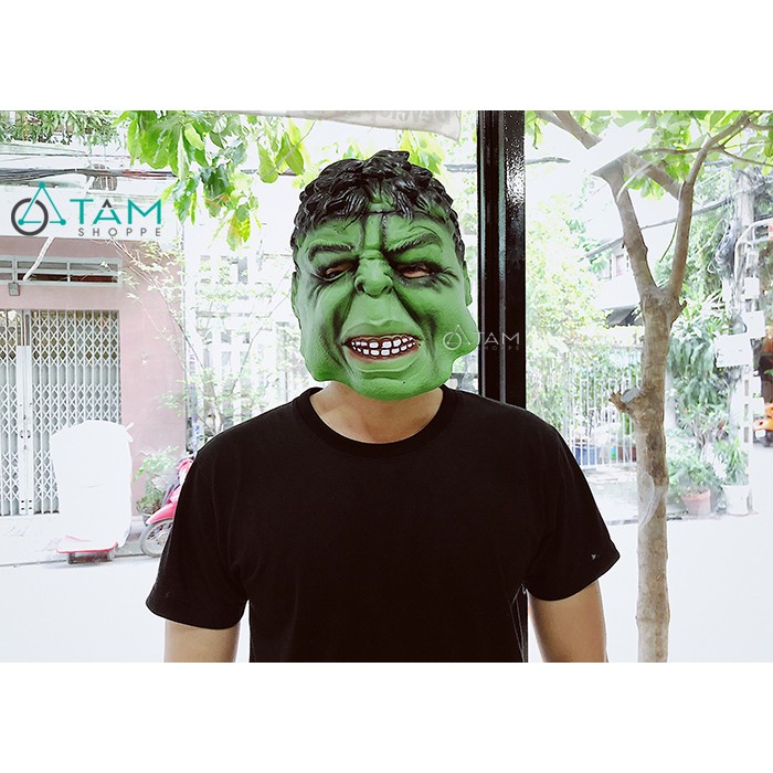 Mặt nạ Hulk Người khổng lồ xanh cao su HLW-MN-41