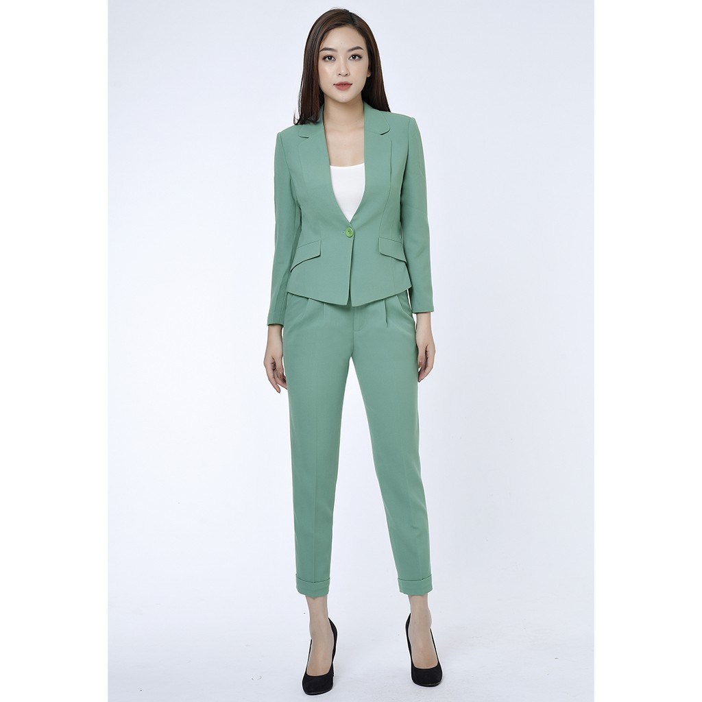 Áo vest cổ b, ve liền thân LAMER L65B18T016 (Đen/Xanh lá) | BigBuy360 - bigbuy360.vn