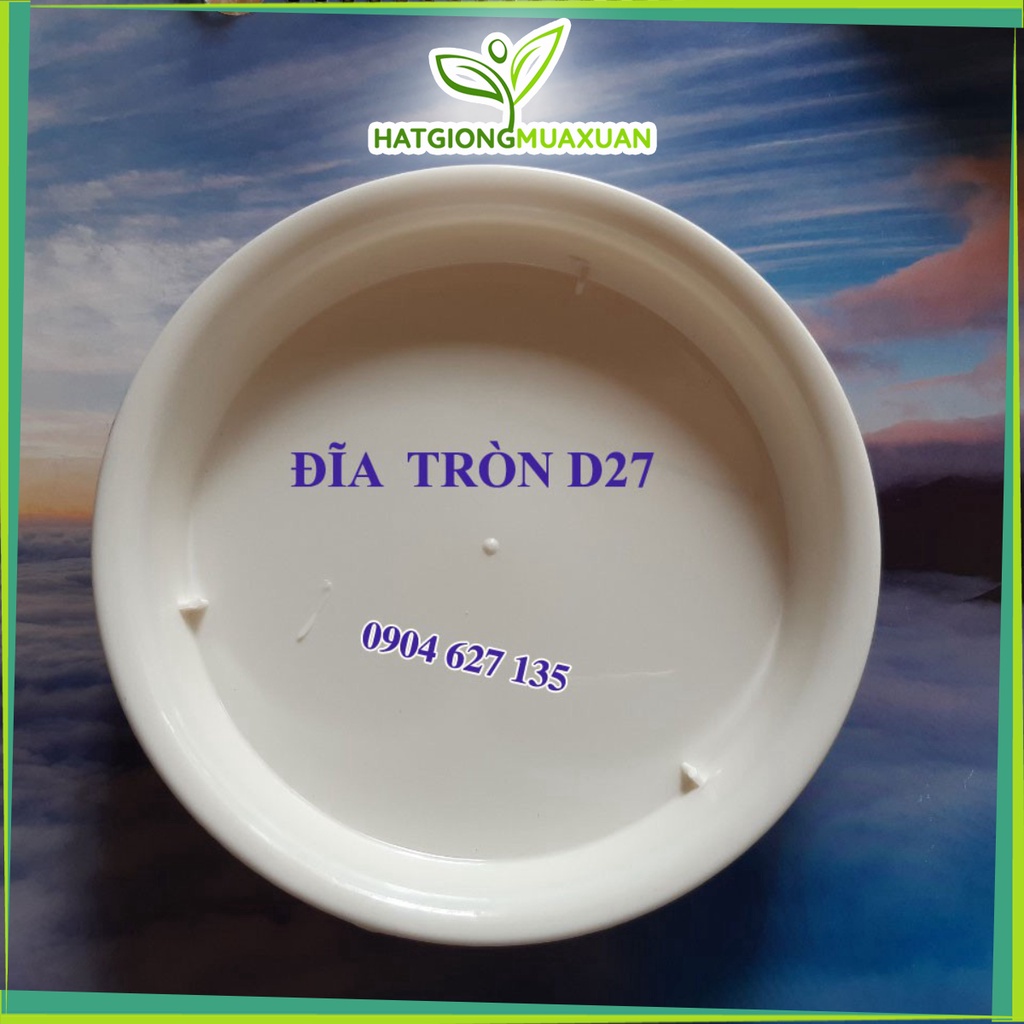 [HOT] Đĩa tròn lót chậu nhựa trồng cây D270 c/lượng, hg C/ty.