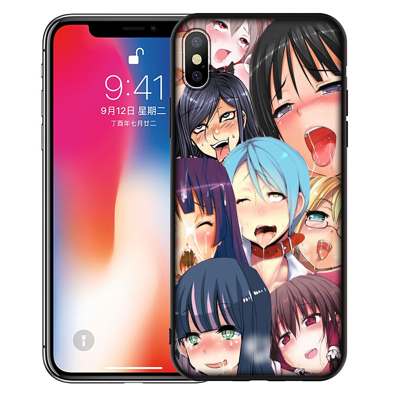 Ốp Điện Thoại Silicon Mềm Hình Waifu Ahegao Sugoi Anime Cho Oppo A12 A92 A83 A77 A72 A52 A37 A39 A57 A59 Neo 9 A12e F3 F1s R9s A1k A1