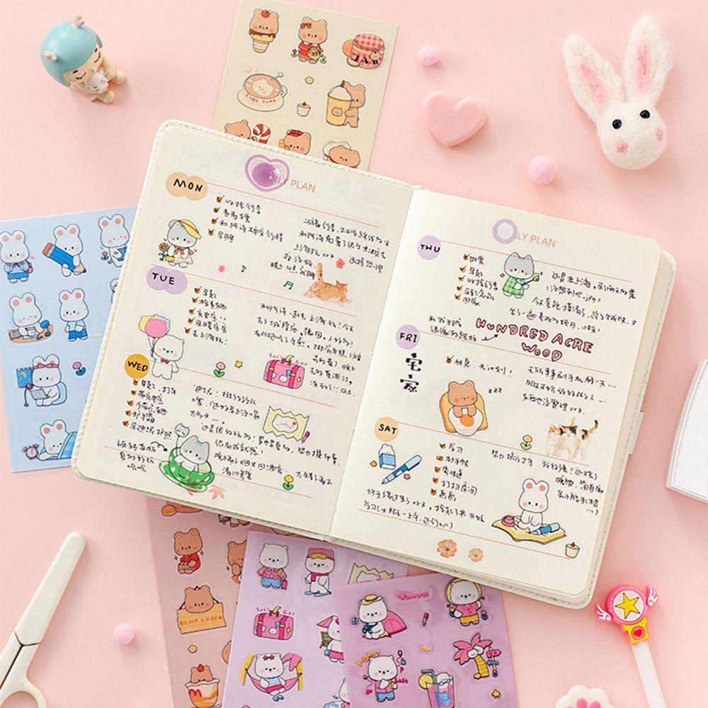 Sticker Dán Trang Trí Họa Tiết Hoạt Hình Dễ Thương