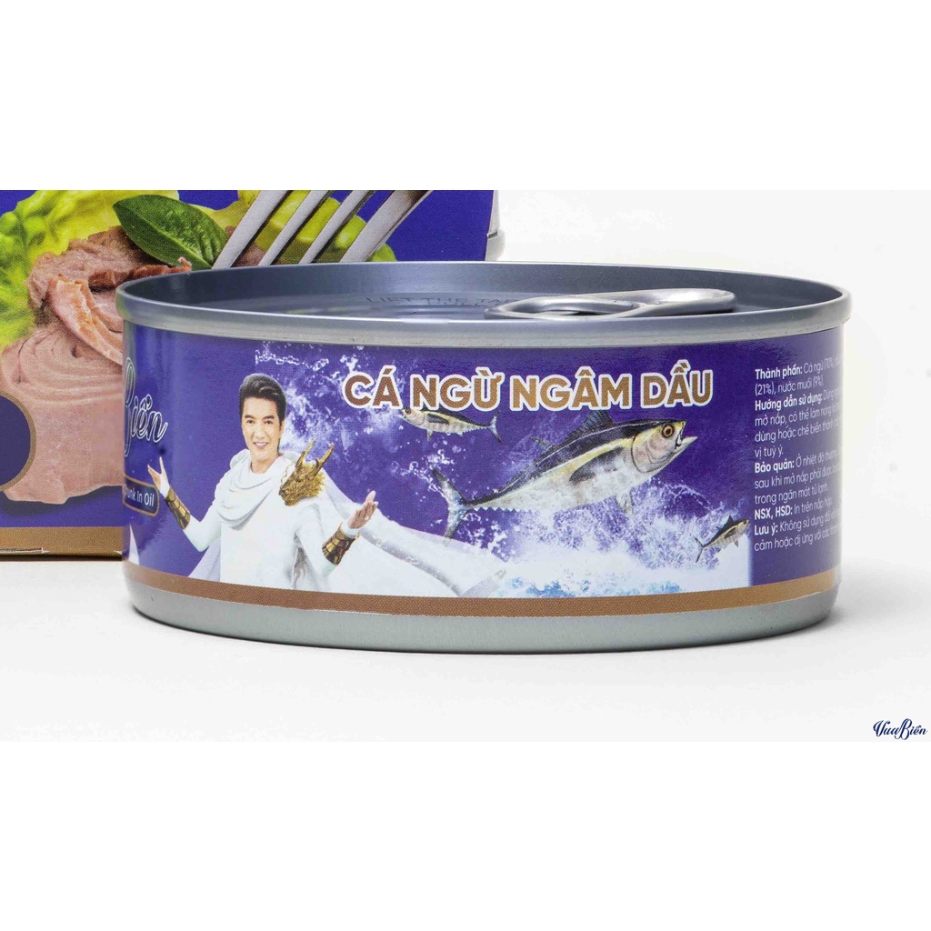 Cá ngừ ngâm dầu thương hiệu VUA BIỂN- Đàm Vĩnh Hưng