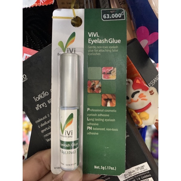 Keo hộ trợ gắn lông mi giả( keo trắng & đen