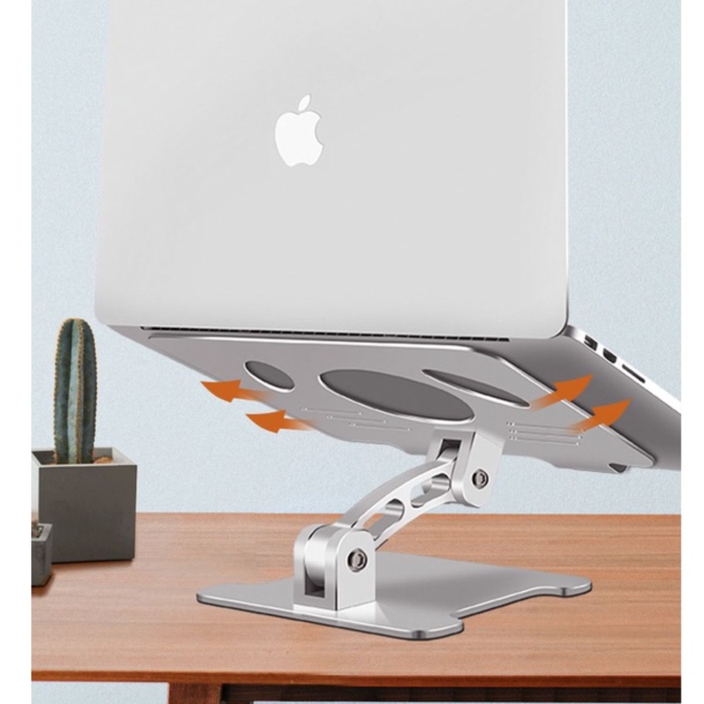 MT99 Giá đỡ để laptop stand notebook Macbook iPad máy tính xách tay hợp kim nhôm có thể tháo rời kiêm tản nhiệt