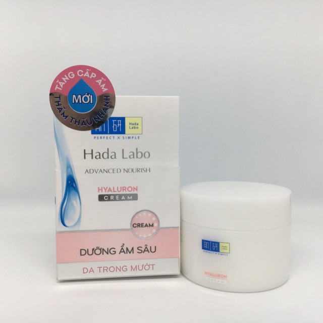 Kem Dưỡng Ẩm Tối Ưu Hada Labo Advanced Nourish Hyaluron Cream - Hũ 50g