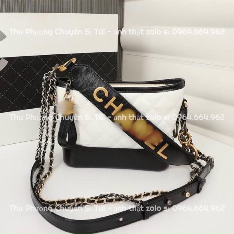 Túi Hobo Hai Dây Đế Gỗ Kèm Tag Bản To Hàng Chuẩn Loại 1