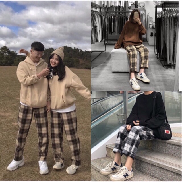 quần kẻ karo hót hít đi học đi chơi | BigBuy360 - bigbuy360.vn