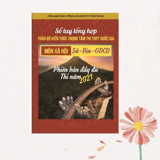 Sổ Tay Kiến Thức Sử Địa GDCD