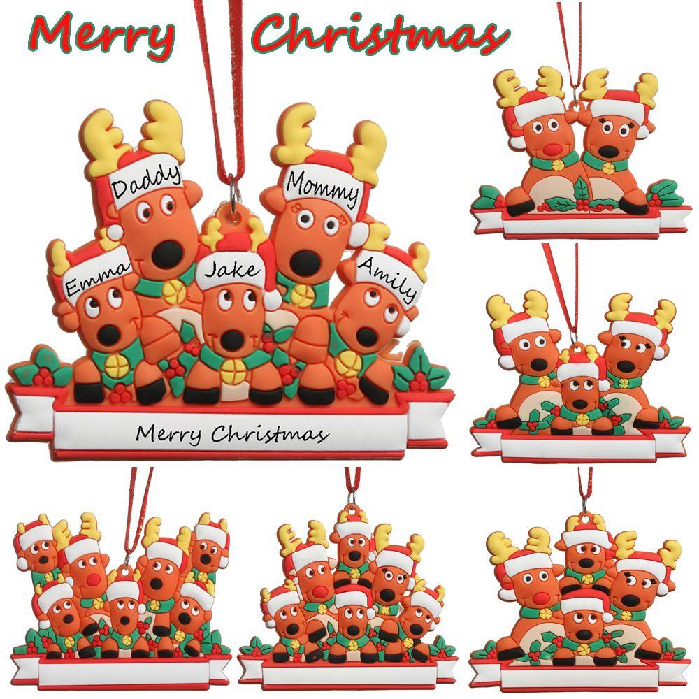 ESPO Phụ Kiện Treo Trang Trí Cây Thông Giáng Sinh Hình Tuần Lộc Dễ Thương