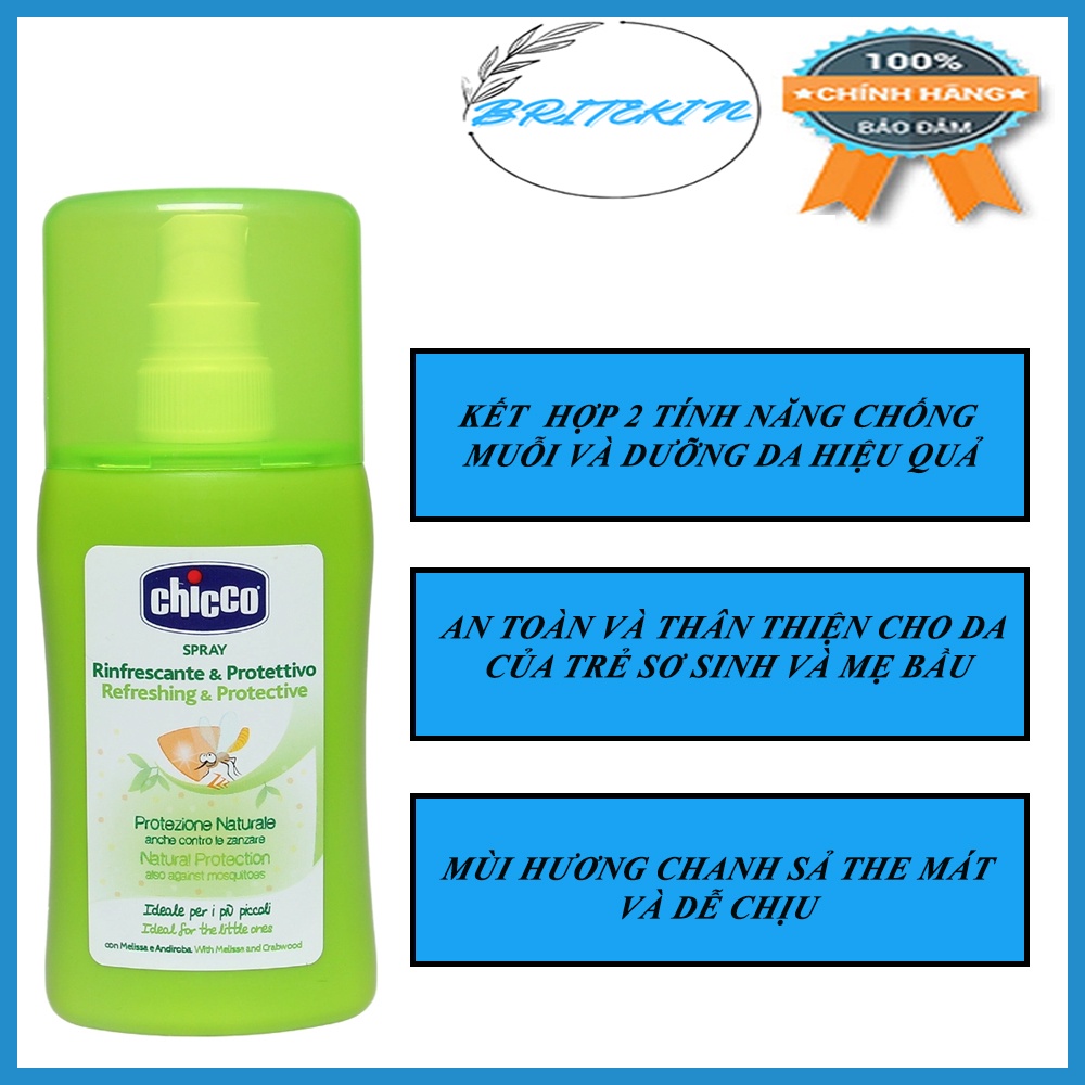 Xịt Chống Muỗi Chicco Extra 100ml