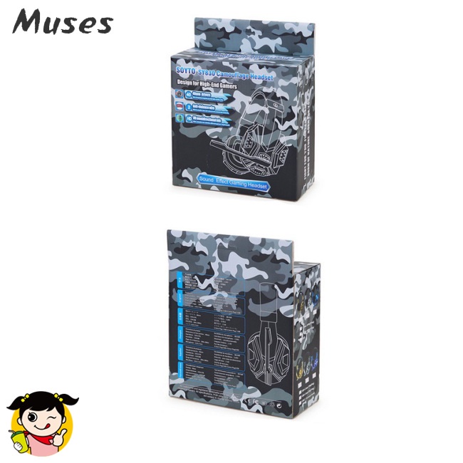 Tai Nghe Chụp Tai Có Dây Cổng USB Dạ Quang Chuyên Game