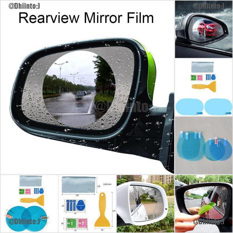 Tấm phim dán bảo vệ kính chiếu hậu xe hơi chống nước mưa