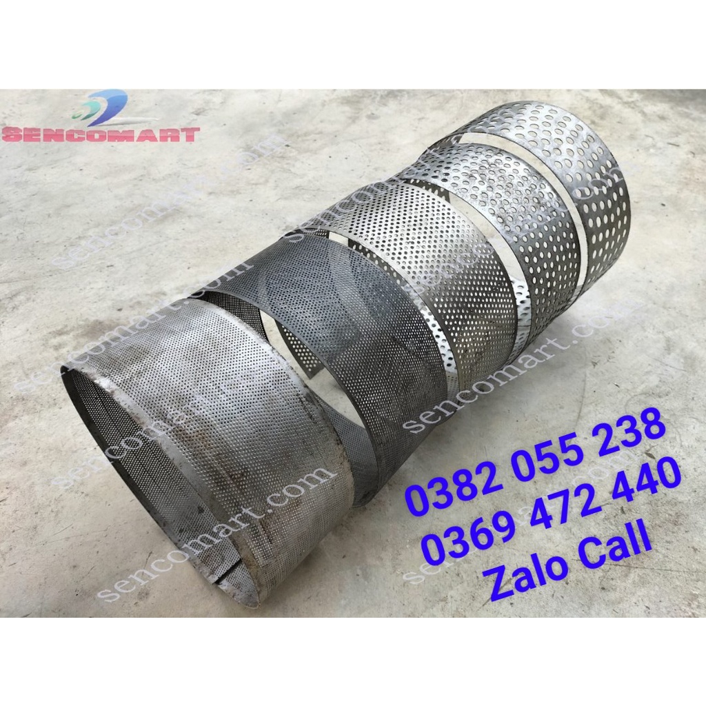Sàng nghiền bột đủ kích thước lỗ từ 0,6mm đến 1cm