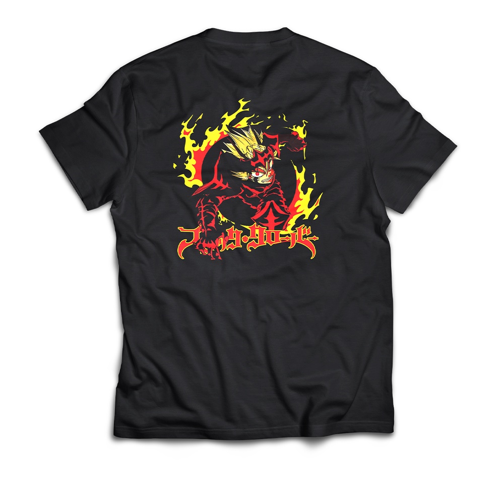 Áo thun UNISEX cổ tròn HDVERSE Black Clover Tee in hình Asta và Liebe vải cotton 4 chiều thoáng mát, form cổ điển