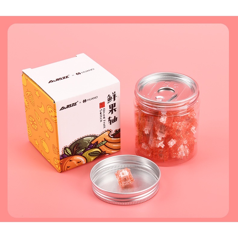 Ajazz Diced Fruit Switch 3 loại: Kiwi- Peach- Banana- Ajazz X Huano
