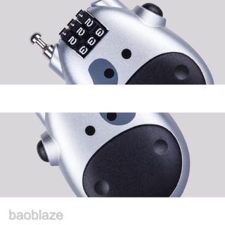 [BAOBLAZE] Universal Helmet 3 Digit Password Code Lock Cable Rope Suitcase Car Bike Safety