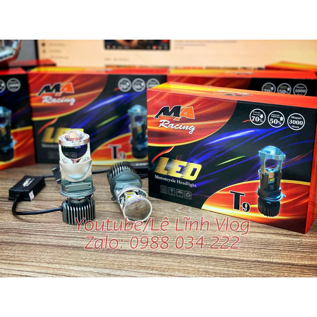 Đèn Pha Led Bi Mini T9 _ H4 [2023] Chính Hãng MAracing_Sáng Nhất Phân Khúc Bi Cầu Mini_Bảo Hành 1 Năm_ Lê Lĩnh Vlog