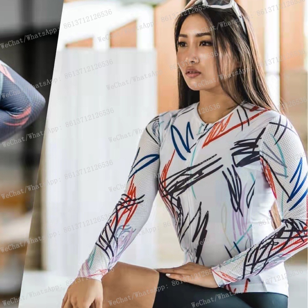 Áo Thun Tay Dài Chất Liệu Mỏng Thời Trang Đi Xe Đạp Cho Nữ