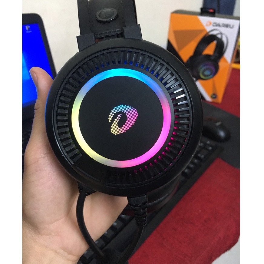Tai nghe PC Gaming Dareu EH416 có led RGB - Hàng chính hãng, bảo hành 1 năm