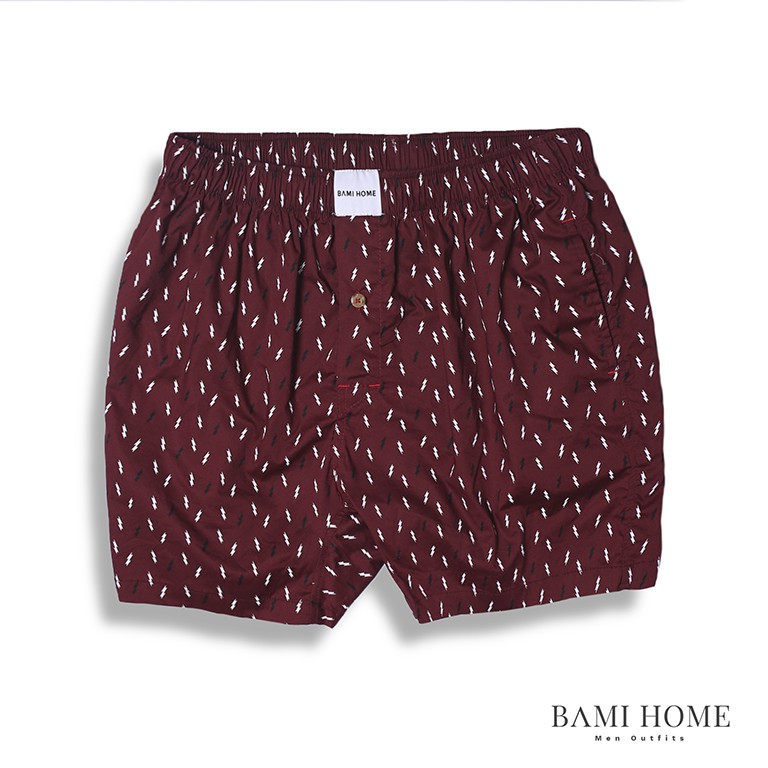 Quần short đùi mặc ngủ, mặc nhà BAMI HOME có túi tiện lợi đa dạng họa tiết QNCT1- 56 | BigBuy360 - bigbuy360.vn