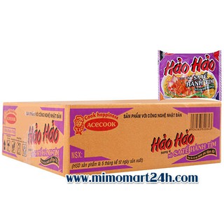 Mì Hảo Hảo Sa Tế Hành Tím - Thùng 30 gói x 75g