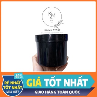 Lẻ hủ nhựa đựng kem 500g màu đen
