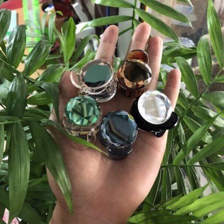 KẸP TÓC ĐÁ MẶT TRÒN LINZY