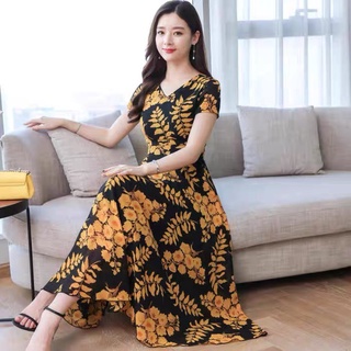 Váy đầm trung niên cao cấp- đầm xòe cho mẹ- thời trang trung niên cao tuổi mới nhất