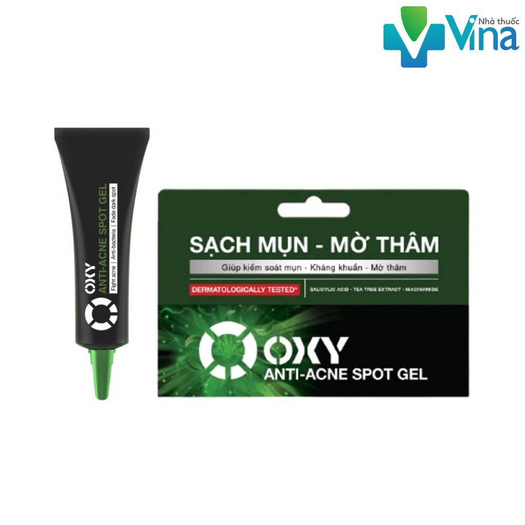 OXY Anti Acne Spot Gel - Gel sạch mụn, mờ thâm 10g (Mẫu mới 2020)