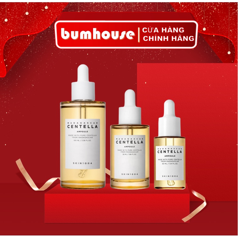 Tinh chất rau má cho da nhạy cảm Skin1004 Madagascar Centella Ampoule 55ml