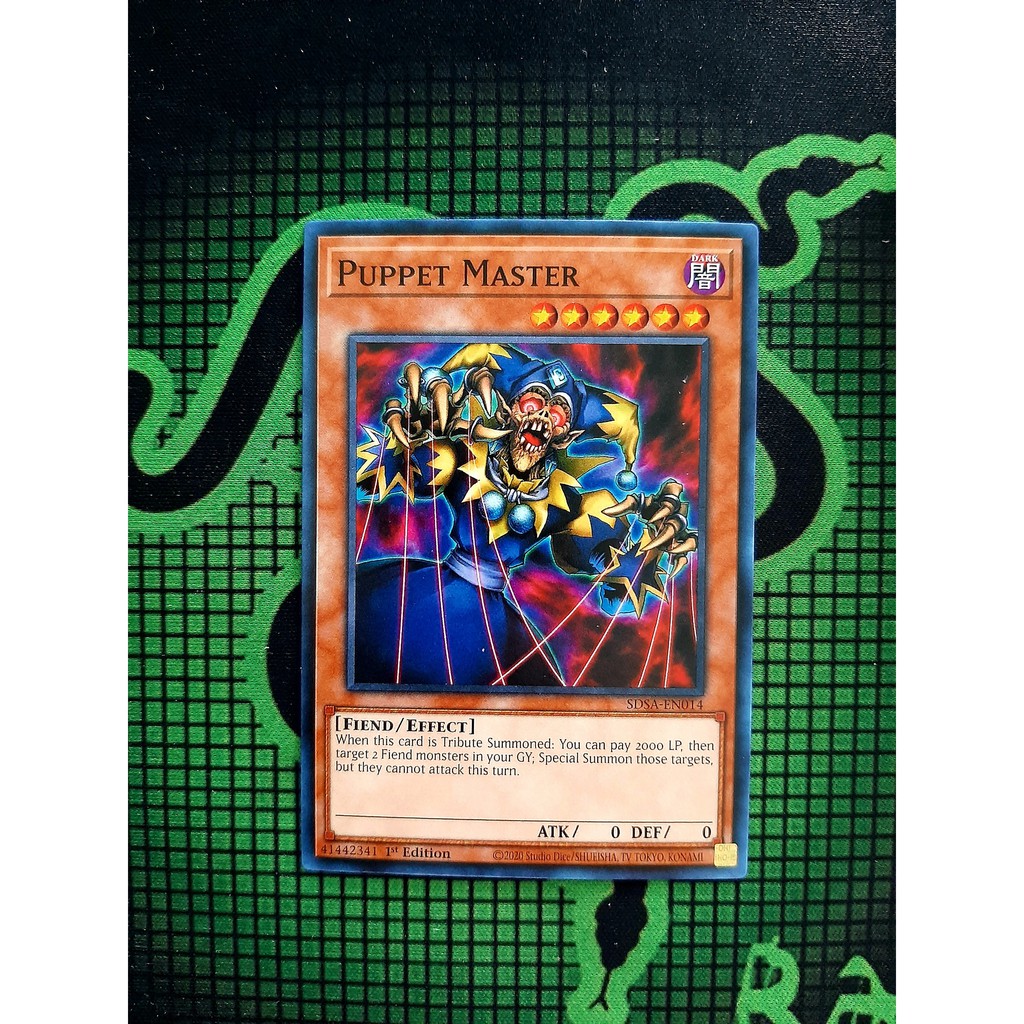 THẺ BÀI YUGIOH Puppet Master - SDSA-EN014 - Common 1st Edition