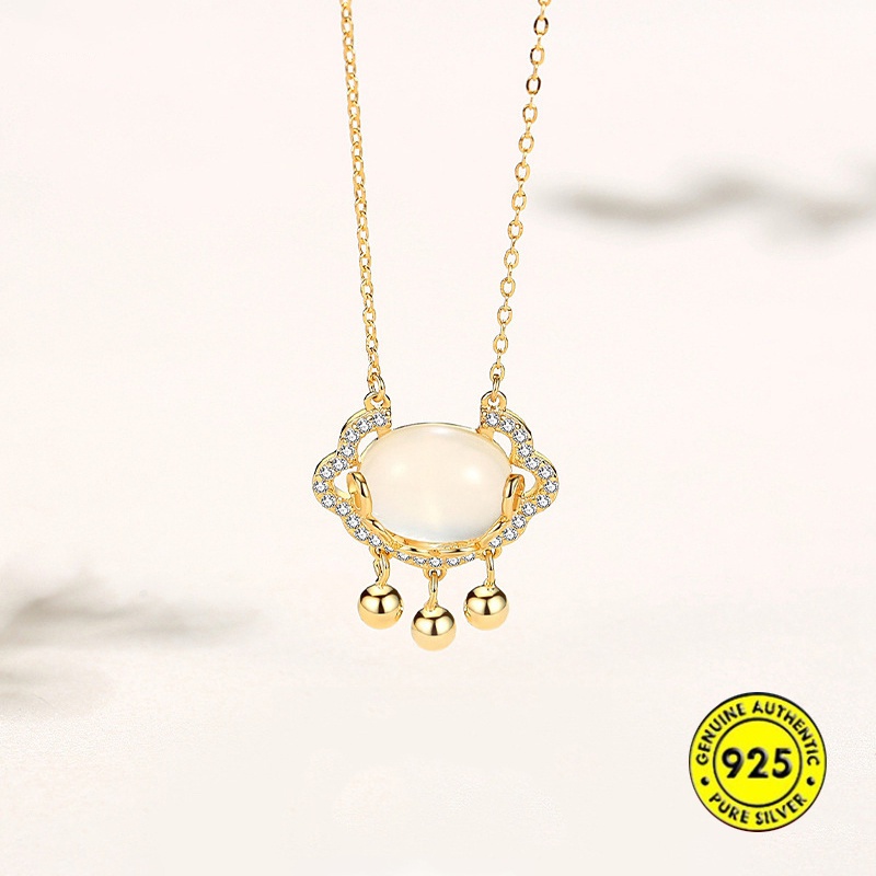 Vòng cổ mạ bạc 925 thiết kế cá tính cho nữ