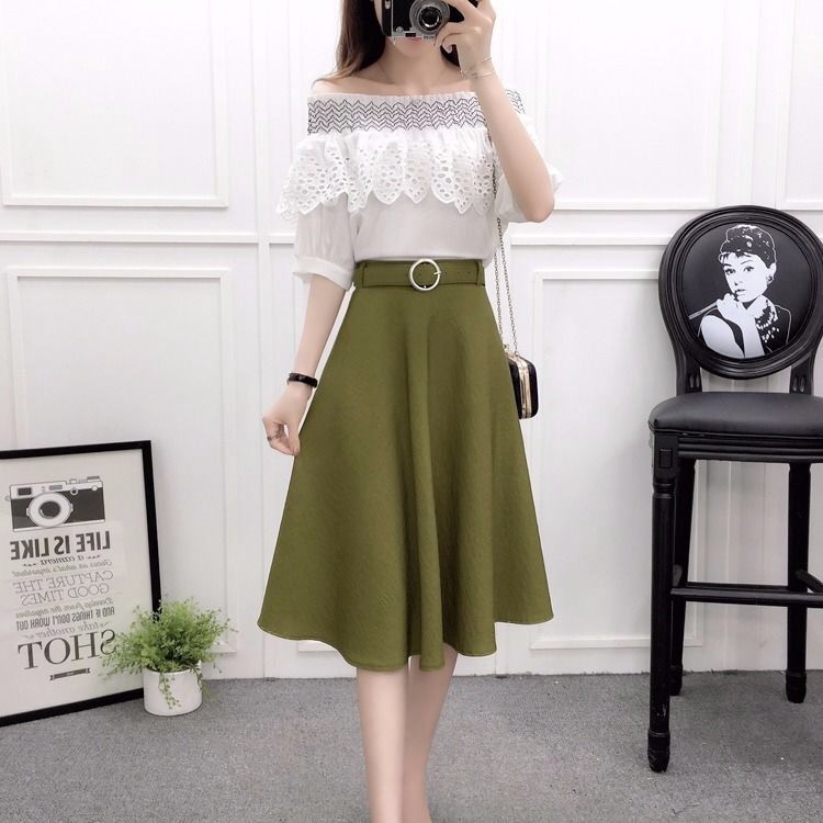 Chân váy xòe kèm belt hottrend -Hàng nhập khẩu | BigBuy360 - bigbuy360.vn