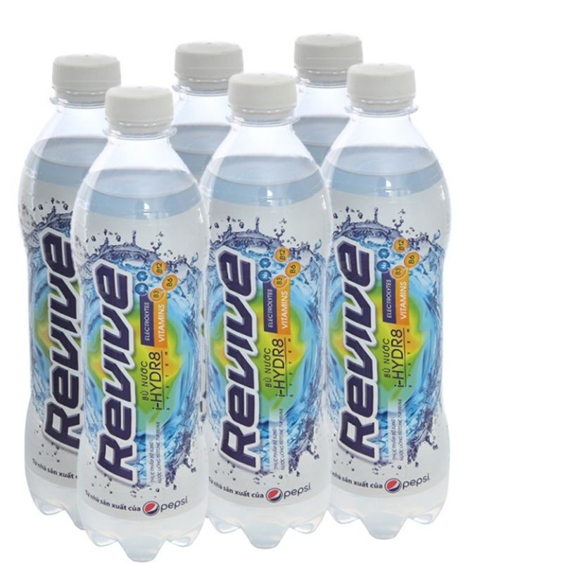 BÁN LẺ _ Lốc 6 chai nước uống Revive trắng 500ml