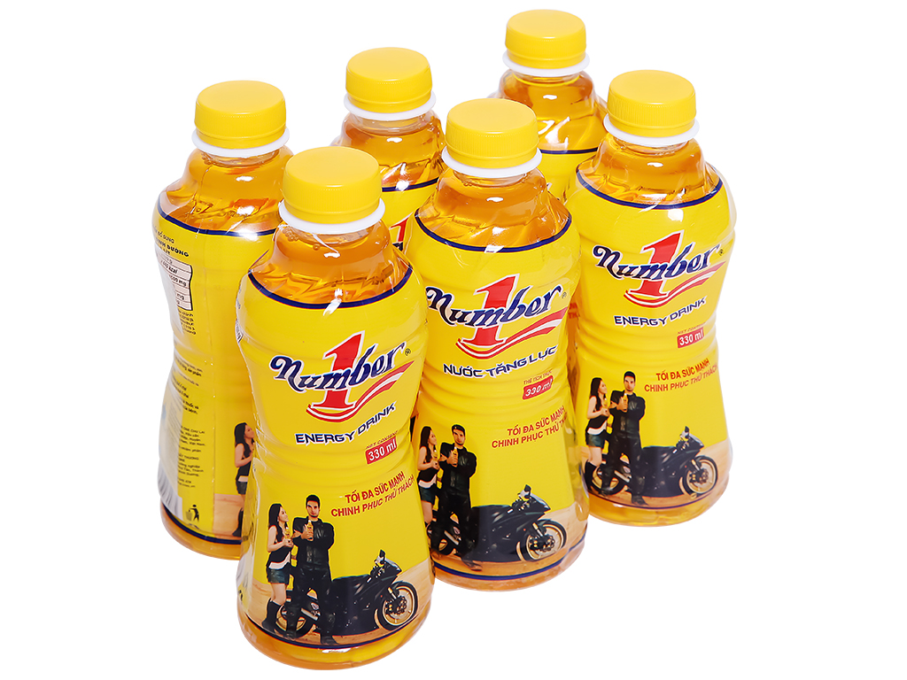 [Giá hủy diệt] Lốc 6 chai nước tăng lực Number One 330ml