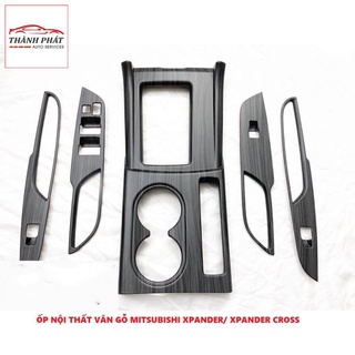 Ốp Nội Thất Mitsubishi Xpander/ Xpander Cross Chất Liệu Cao Cấp 2 Mẫu Lựa Chọn Carbon và Vân Gỗ