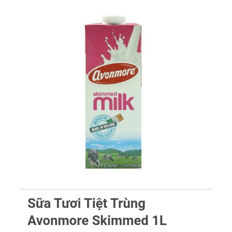 Sữa tươi tiệt trùng Avonmore Skimmed 1L